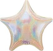 Silver Dazzler Star Foil Balloon