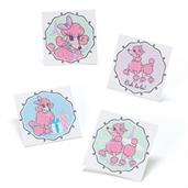 Pink Poodle in Paris Tattoos