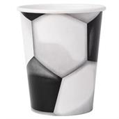 Soccer 9 oz. Paper Cups (8)