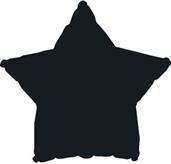 Black Star Foil Balloon