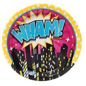 Superhero Girl Dinner Plates