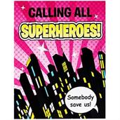 Superhero Girl Invitations