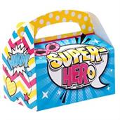 Superhero Girl Empty Favor Boxes 