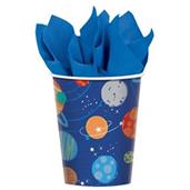 Blast Off Birthday 9oz. Cups (8)