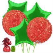 Christmas Star Balloon Bouquet Kit