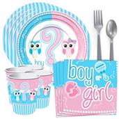 Gender Reveal Standard Tableware Kit (Serves 8)