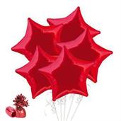 Red Star Balloon Bouquet Kit