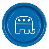 Blue Republican Plates(8 Pack)