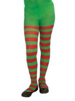Child Christmas Stripe Tights