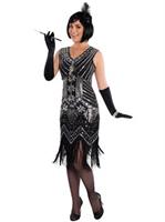 Women's Silver Screen Flapper Costume