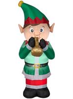 Mixed Media Elf Animated Inflatable Airblown Decor