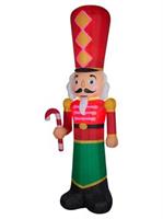 LED Nutcracker Lightshow Inflatable Airblown Decor