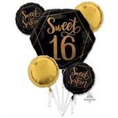 Elegant Sixteen Balloon Bouquet