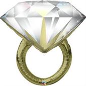 Diamond Wedding 37" Jumbo Ring Shaped Balloon