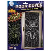 Glow in the Dark Spider Door Poster
