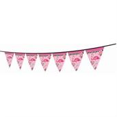 Flamingo Paper Pennant Banner