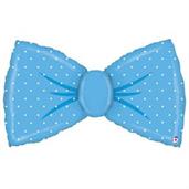 Blue Bowtie 42" Foil Balloon
