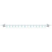 Blue Elephant Birthday Ribbon Banner