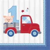 Charming Farmhouse 1st Birthday Lunch Napkins (16)