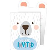 Birthday Bear Pop Up Invitations (8)