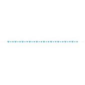 Blue Hearts Baby 9' Garland