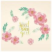 Floral Baby Party Backdrop Decorations