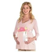 Floral Baby Mom to Be Bump Sash