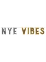 NYE Vibes Letter Banner