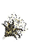 Black and Gold ush Up Confetti Poppers (8 Pack)