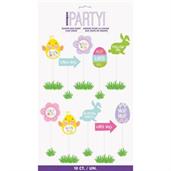 Easter Egg Hunt Clue Signs (10 Pack)