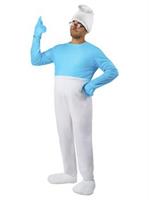 The Smurfs: Brainy Smurf Adult Costume