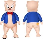 Looney Tunes Porky Pig Inflatable Adult Costume