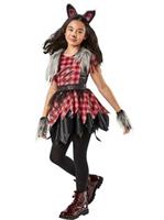 Girl Werewolf Child Costume