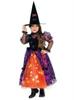 Girl's Pretty Witch Light Up Costume