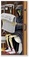 Grim Reaper Restroom Door Cover