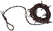 Rusty Barbed Wire Garland