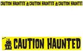 Caution Haunted Party Tape