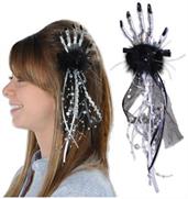 Skeleton Hand Hair Clip