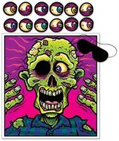 Pin The Eyeball On The Zombie Game