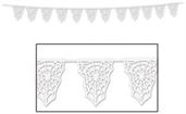 Die-Cut Spider Web Pennant Banner