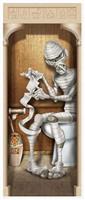 Mummy Restroom Door Cover