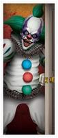 Creepy Clown Door Cover