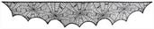 Spider Web Mantel Scarf