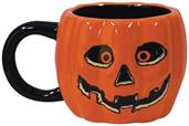 Vintage Halloween Ceramic J-O-L Mug
