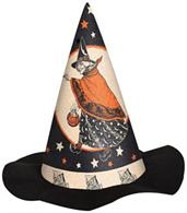 Vintage Halloween Felt Witch Hat