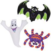 Inflatable Bat, Ghost & Spider