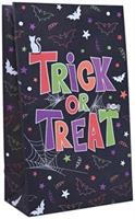 Halloween Paper Treat Bags w/Stickers