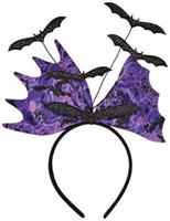Glittered Bat Headband