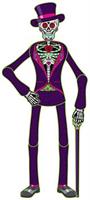 Jointed Day Of The Dead Male Skeleton