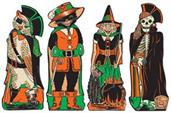 Vintage Halloween Fanci-Dress Cutouts